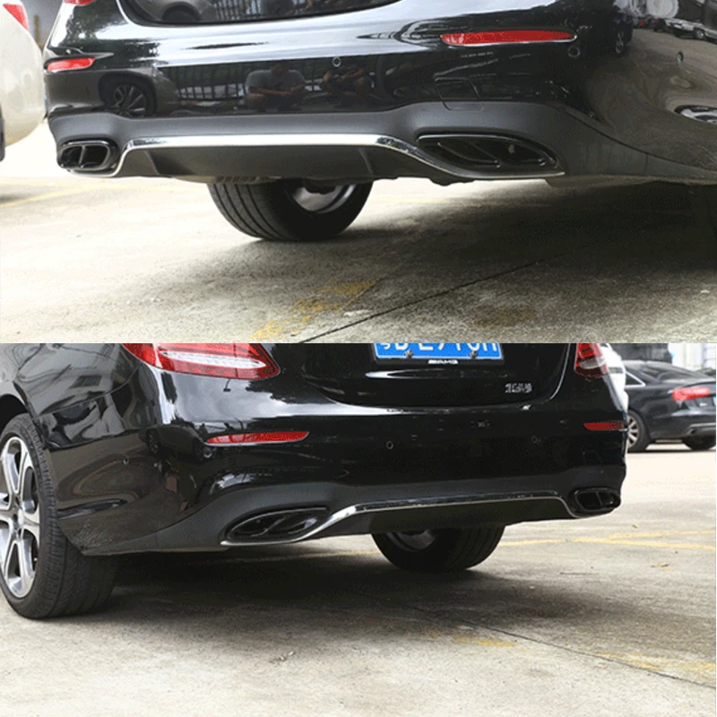 Автомобильные аксессуары задняя крышка выхлопной трубы для Mercedes Benz E-Class W213 W205 GLC A