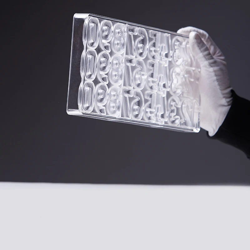 LONSI 3D неразъемная форма для шоколада цифровой 0-9 шоколад пластик кухонные