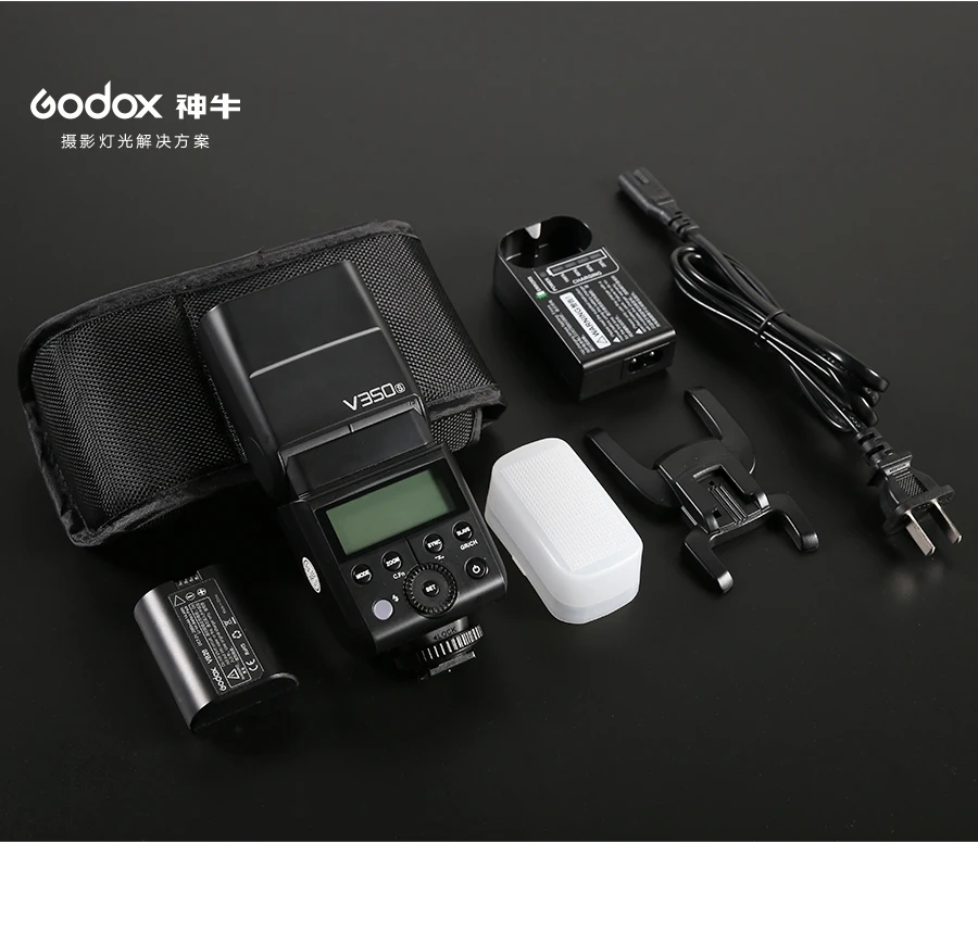 Вспышка Godox V350F ttl HSS 1/8000s со встроенной литий-ионной батареей 2000 мАч с передатчиком триггера Xpro-F для камеры Fujifilm