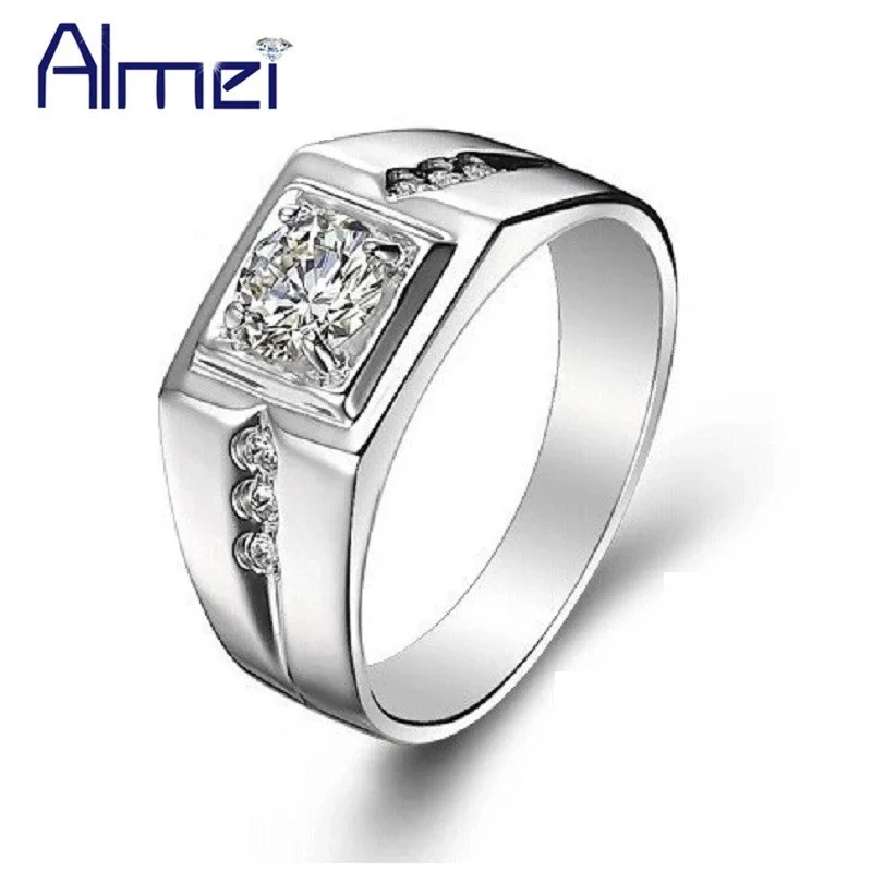 Almei 35% кольцо серебро мужское муж кольца перстень мужской бижутерия обручальные