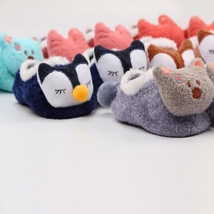 Зимние Детские ватки милый мультфильм носки для мальчиков и девочек мягкие
