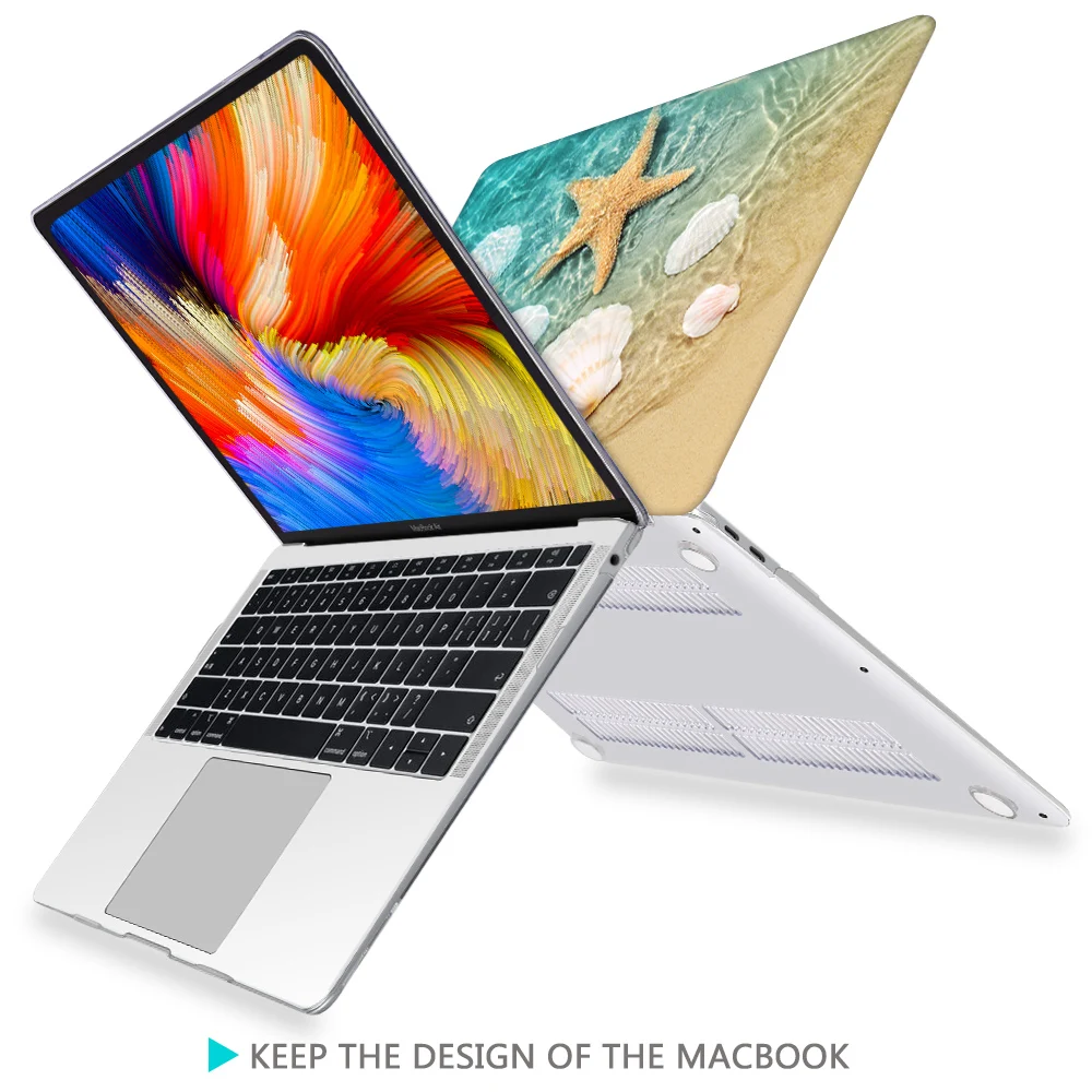 Redlai Starfish Case For Macbook Air Pro Retina 11 12 13 15 16 inch Touch Bar 2020 Laptop Cover MacBook A2179 | Компьютеры и офис