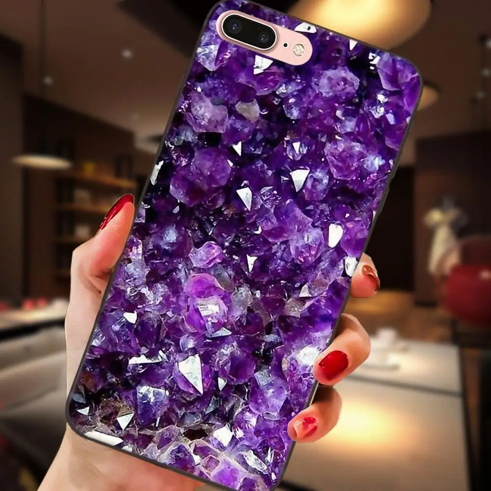 as picture Прекрасный Фиолетовый Блеск для Galaxy C5 C7 J1 J2 J3 J330 J5 J6 J7 J730 Ace Core Duo Max Мини плюс премьер-профессионал ТПУ художественный чехол - Цвет: as picture