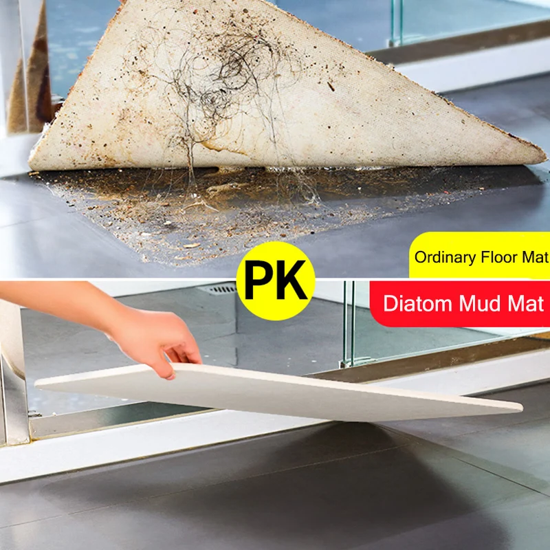 Коврики для ванной Boxi нескользящий коврик ног из диатомовой глины быстрое