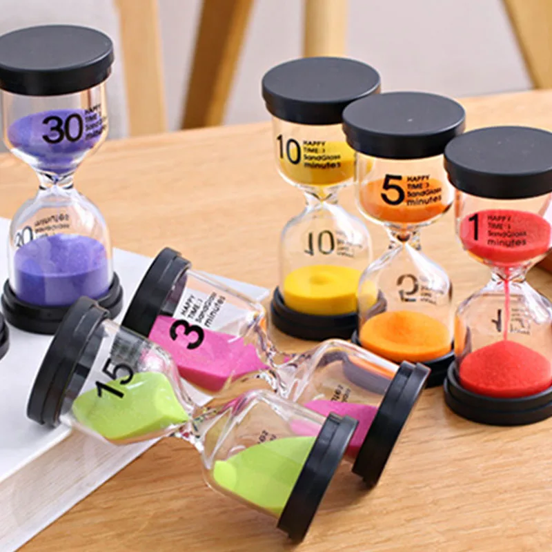 1pc Home Ornament Desktop Sand Clock Timers 10 minute/15 minutes/30 minutes Hourglass Timer for Children Brush Teeth | Дом и сад