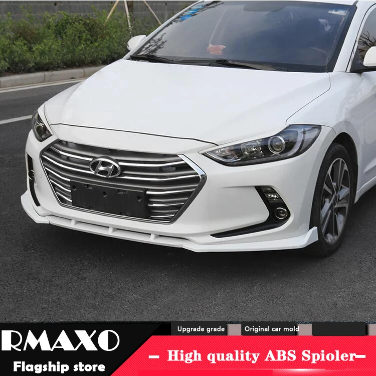 Для hyundai Elantra Body kit спойлер- для Elantra ABS задний спойлер передний бампер диффузор защитные бамперы