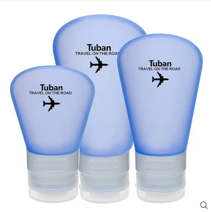 Силиконовая портативная дорожная пустая косметическая бутылка с присоской