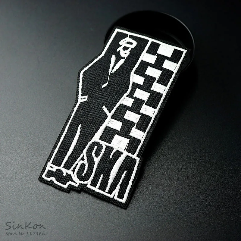 SKA (Size:6.0X10.0cm) DIY Cloth Badges Patch Embroidered Applique Sewing Label Clothes Stickers Apparel Ornament Badge | Дом и сад