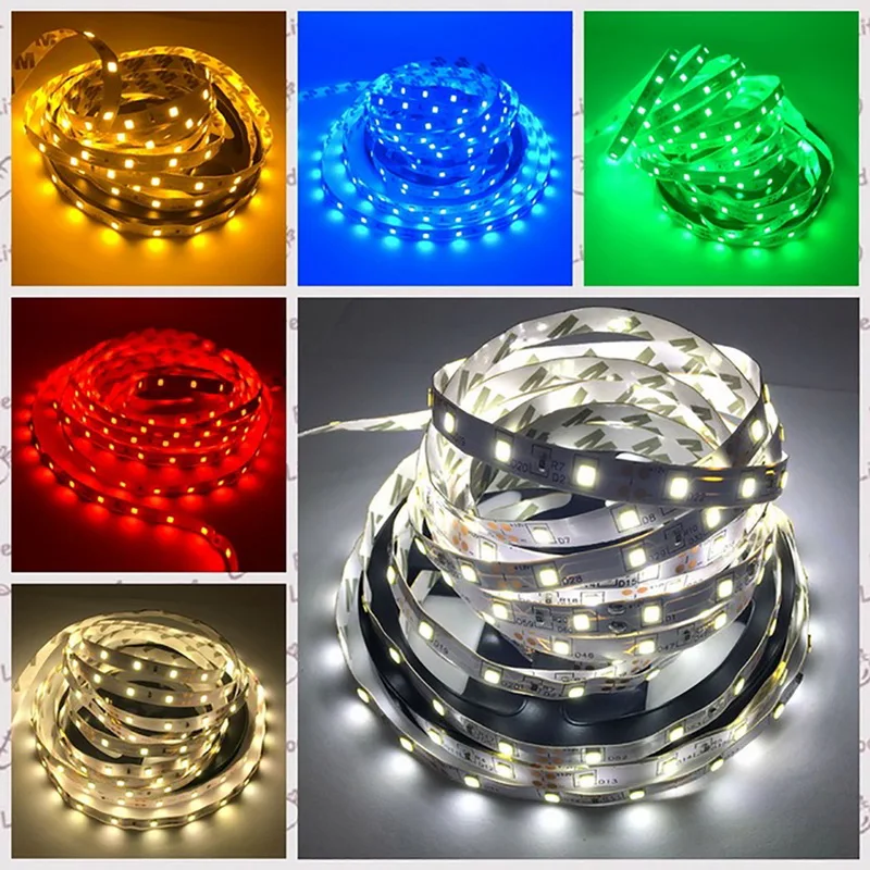 5 м 300 светодиодов Светодиодная лента супер яркая 3528 SMD Зеленый Синий Теплый белый
