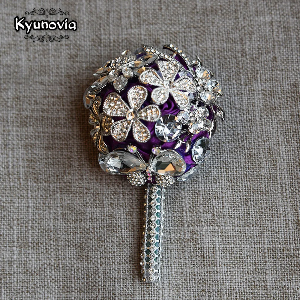 Свадебная бутоньерка Kyunovia серебряная булавка брошь шафера индивидуальный