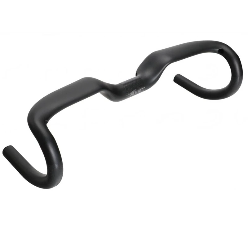 Руль велосипеда из углеродного волокна TOSEEK изогнутый матовый блеск 400/420440|road bike