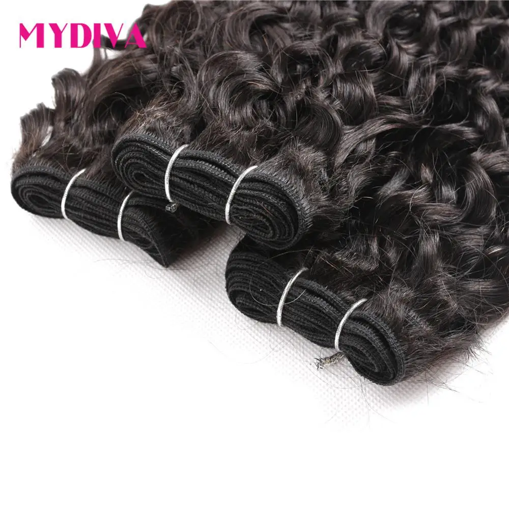 Перуанский волна воды Связки 100% человеческих пучки волос плетение не Волосы remy