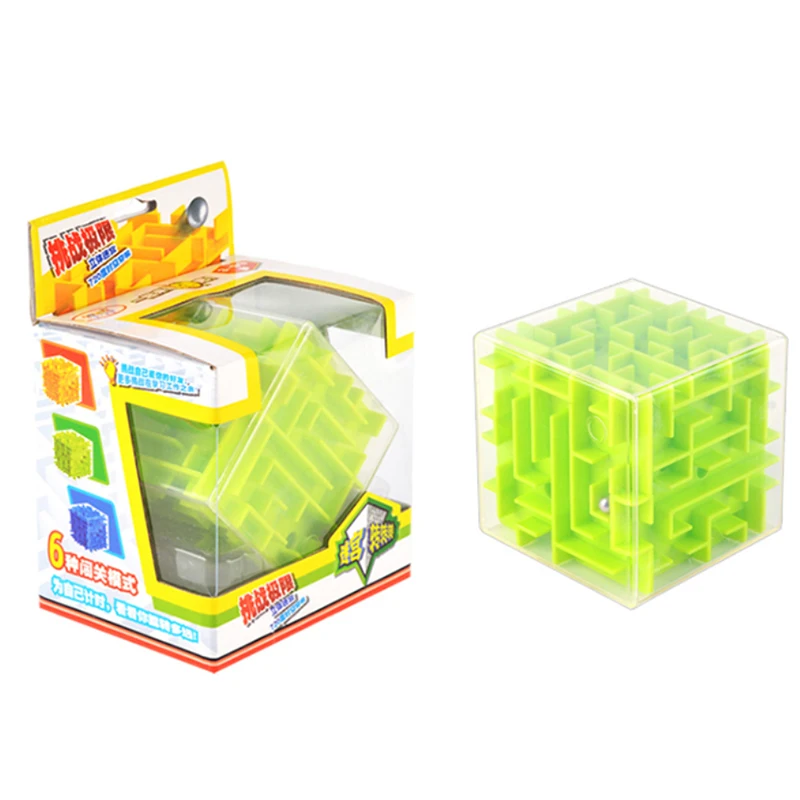 Креативный магический Интеллектуальный пазл 3D Хрустальный лабиринт кубик игра