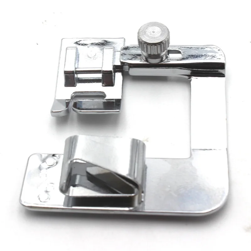 

8pcs/set Cloth Strip Edge Curling Presser Foot for Sewing Machine Metal Wide Flat Seam Zigzag Crimping Sewing Machine Foot Suits