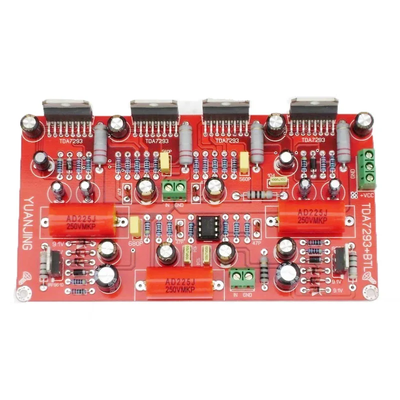 Плата домашнего усилителя мощности KYYSLB DC + 30 ~ 35 в Mono NE5532 плата TDA7293 параллельная BTL