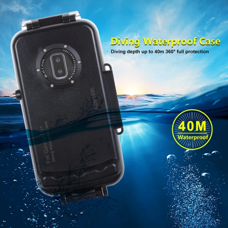 Профессиональный Подводный Чехол Bitingly S10 Plus 130 футов для samsung Galaxy S10 S9 Plus, водонепроницаемый чехол для записи видео 40 м