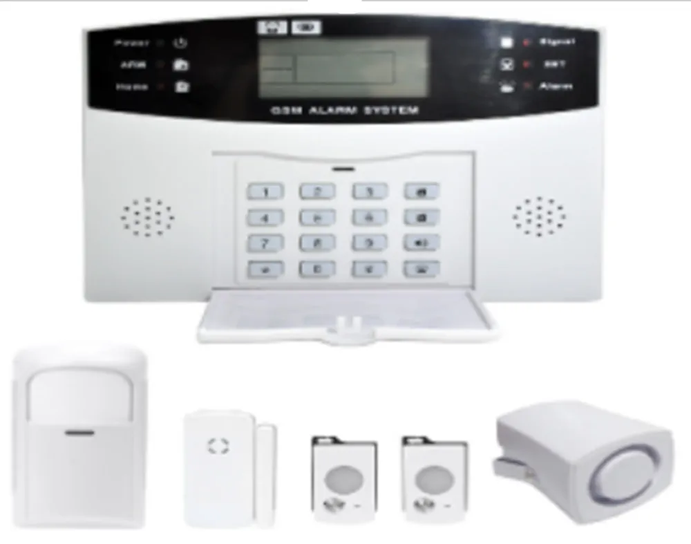 Build-in Battery LCD Display  GSM Alarm System