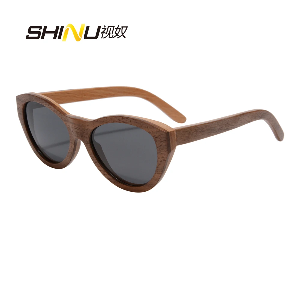 2017 новые модные женские солнечные очки поляризованные деревянные
