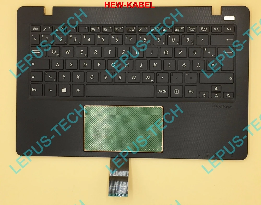 Немецкая клавиатура GR для ASUS X200 F200 F200CA X200M X200C X200CA R202 R202C с подставкой рук верхний