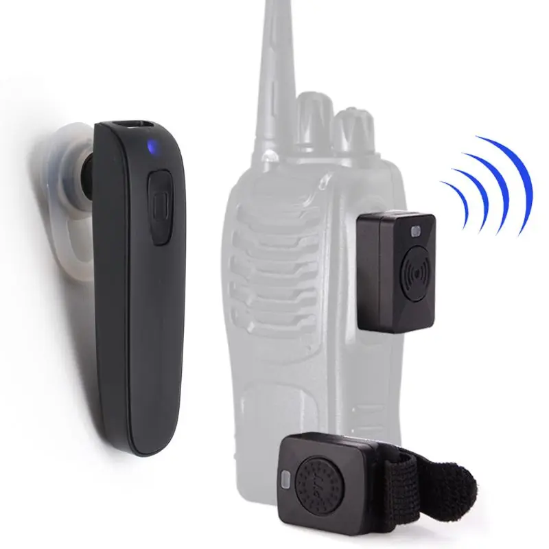 Со системой «Хендс-фри» и Bluetooth гарнитура Беспроводной наушники для Baofeng Kenwood K Тип радио