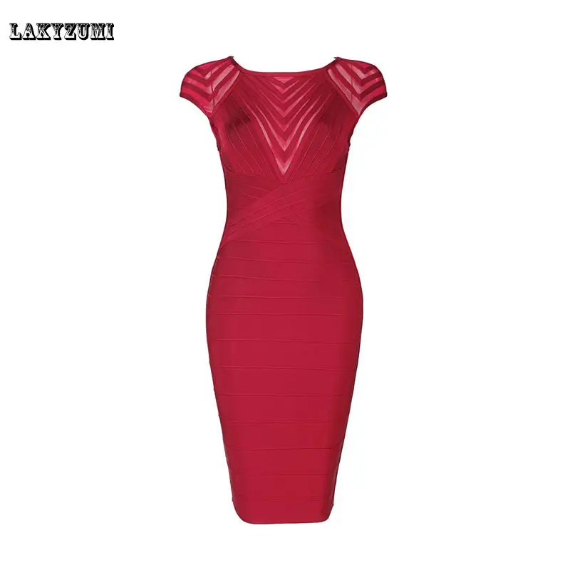 Новый летний Для женщин район Бандажное платье элегантные модные Клубные