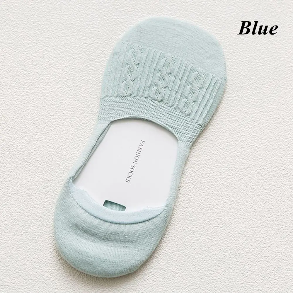 4 1 пара новых женских невидимых нескользящих носочков ярких цветов модные женские повседневные хлопковые дышащие носки-башмачки до лодыжки - Цвет: 4