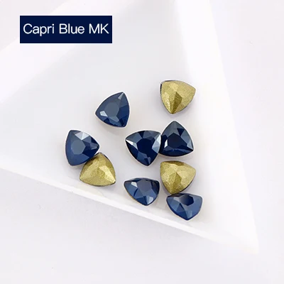 Capri Blue MK Мокко создания брошь в виде тотема аппликатор Стразы Стекло Strass точки камешки художественное украшение ногтей Стразы 3 dtotem Decorat - Цвет: Capri Blue MK