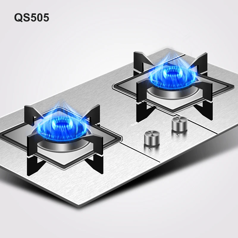 Supor QS505 Бытовая двойная духовка встраиваемая газовая плита сжижения настольные Варочные панели