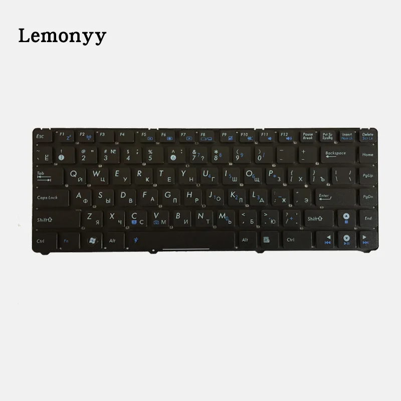 Русская клавиатура для ноутбука ASUS EEE PC EPC 1201 1215 U20 U20A UL20 1201HA 1201T 1201N 1201K RU черный без рамки