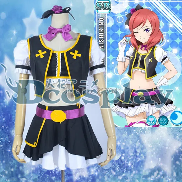Новые костюмы для косплея Love Live Nishikino Maki полный комплект бесплатная доставка|maki