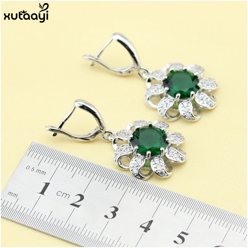 Женские серебряные Ювелирные наборы XUTAAYI блестящее