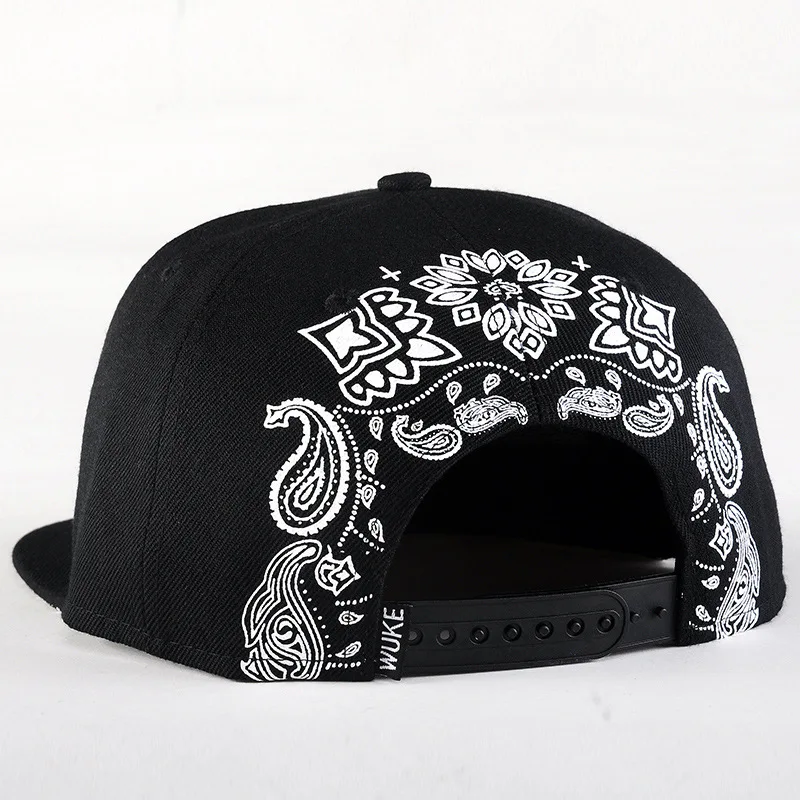 6 панель вышивка крест Кепка с прямым козырьком хип хоп уличные танцы Snapback кепки Регулируемый козырек с защитой от УФ Sunhat летние Мужская женская кепка