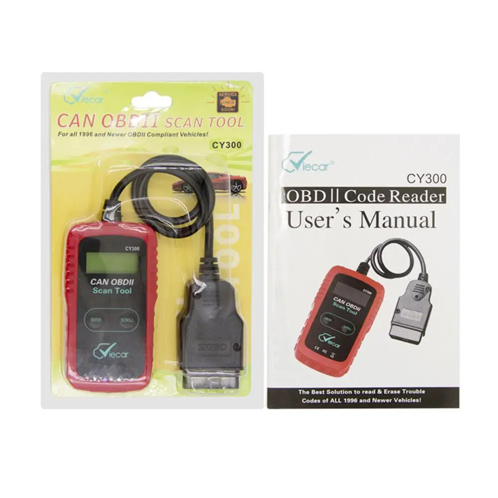 CY300 ELM327 OBD2 сканер VC300 OBD2 Диагностический Интерфейс инструмент для SAE J1850 протокол CY-300 OBDII инструменты автоматического обнаружения