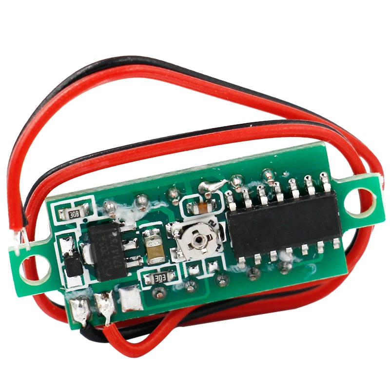 Цифровой вольтметр с ЖК дисплеем 2 4 30 В постоянного тока 0 28 дюйма измеритель