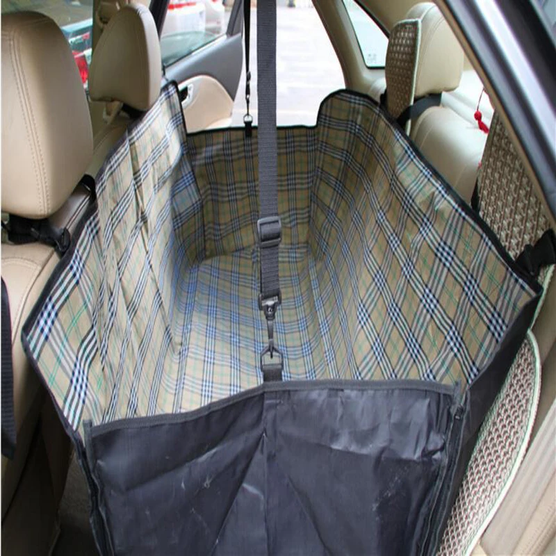 Preço Listras Verticais Clássicas Do Cão De Estimação Almofada De Assento Do Carro Almofada Do Assento Traseiro Do Animal De Estimação Esteira Cobertor Hammock Seguro Cão Assento De Carro De Volta Protetor