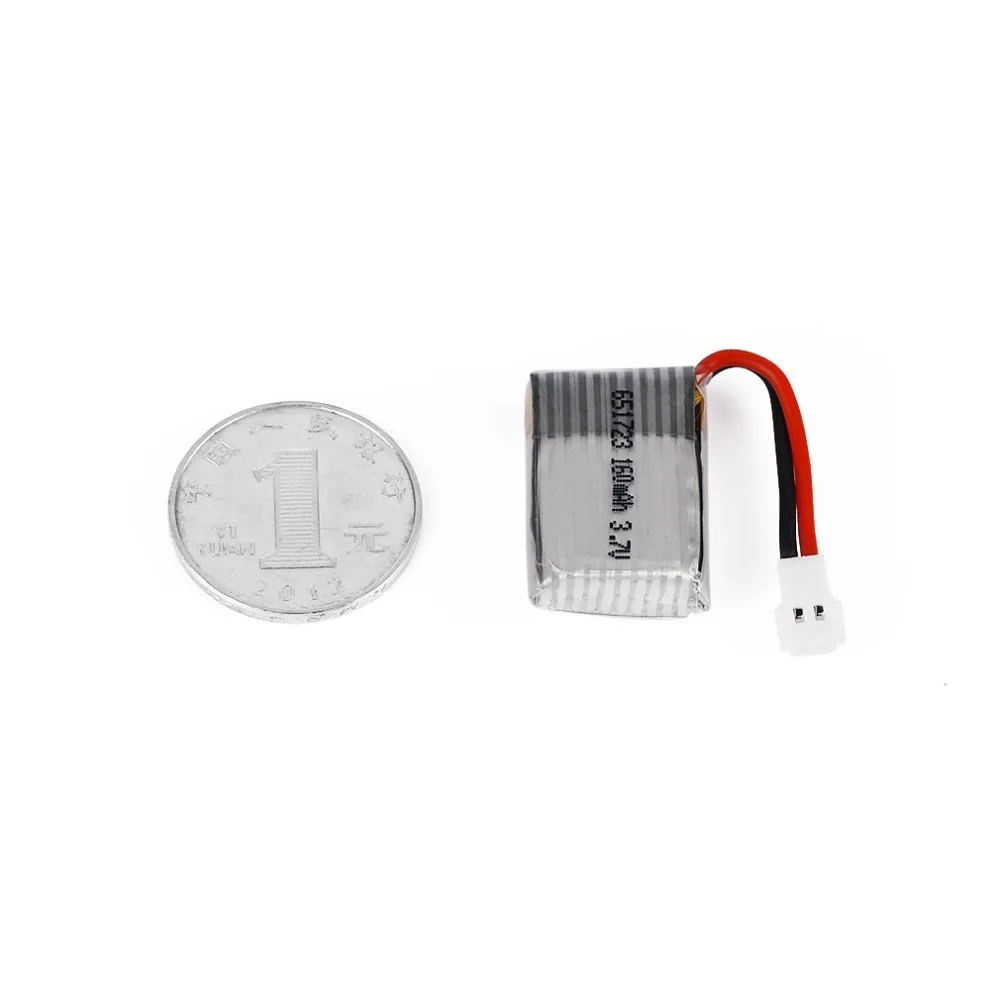 5 шт./лот 3 7 В 160 мАч 20C Lipo батарея модель 651723 для FPV RC Molex 51005 | Игрушки и хобби