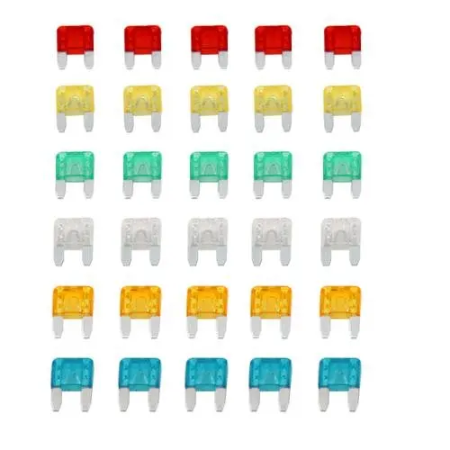 Набор 30 Mini fusible enchufable para Coche Moto Automovil в наличии бесплатная доставка|mini fusible|fusible