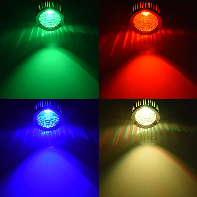 Новое поступление RGB светодиодные лампы 1 шт./лот 15 Вт E27 85 265 в с пультом