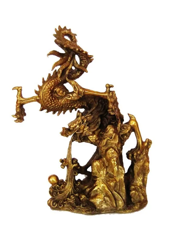 

Bronze copper beads copper sure dragon sculpture copper rich copper crafts