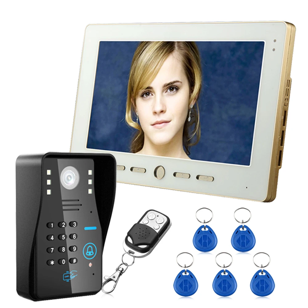 

Домофон TFT с RFID-камерой, 10,1 дюйма, 1000 дюйма