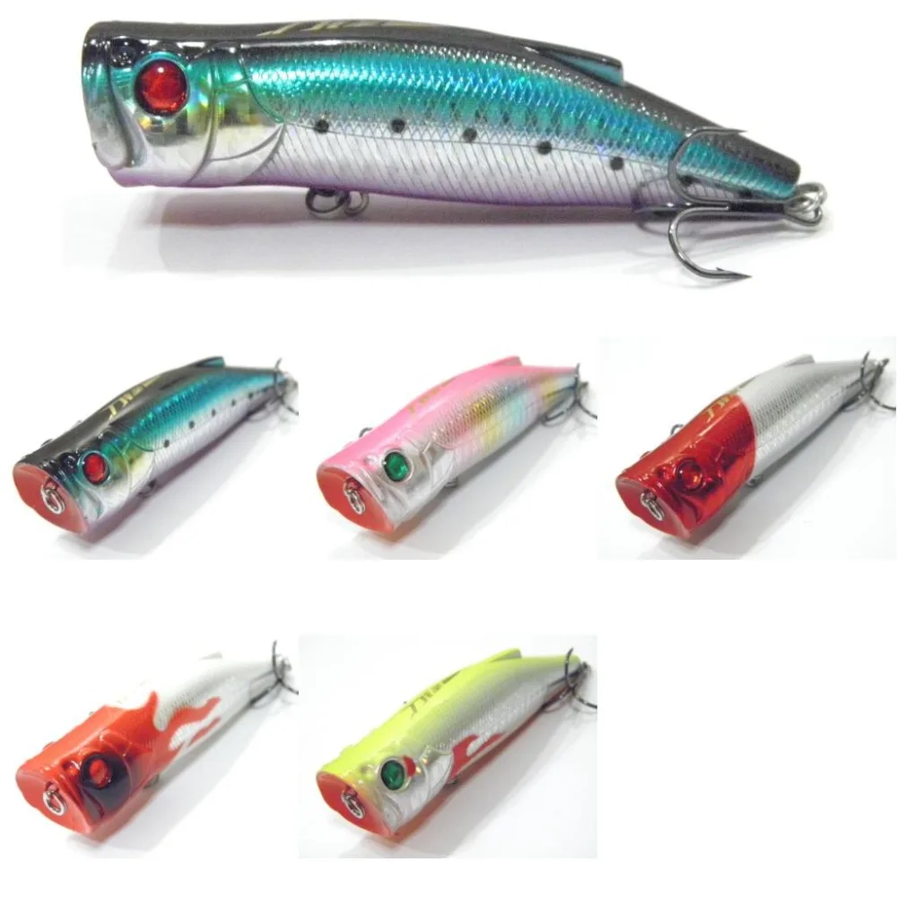 WLure 8 9 см 18 г Popper Topwater приманка с высоким всплеском тяжелые большие расстояния