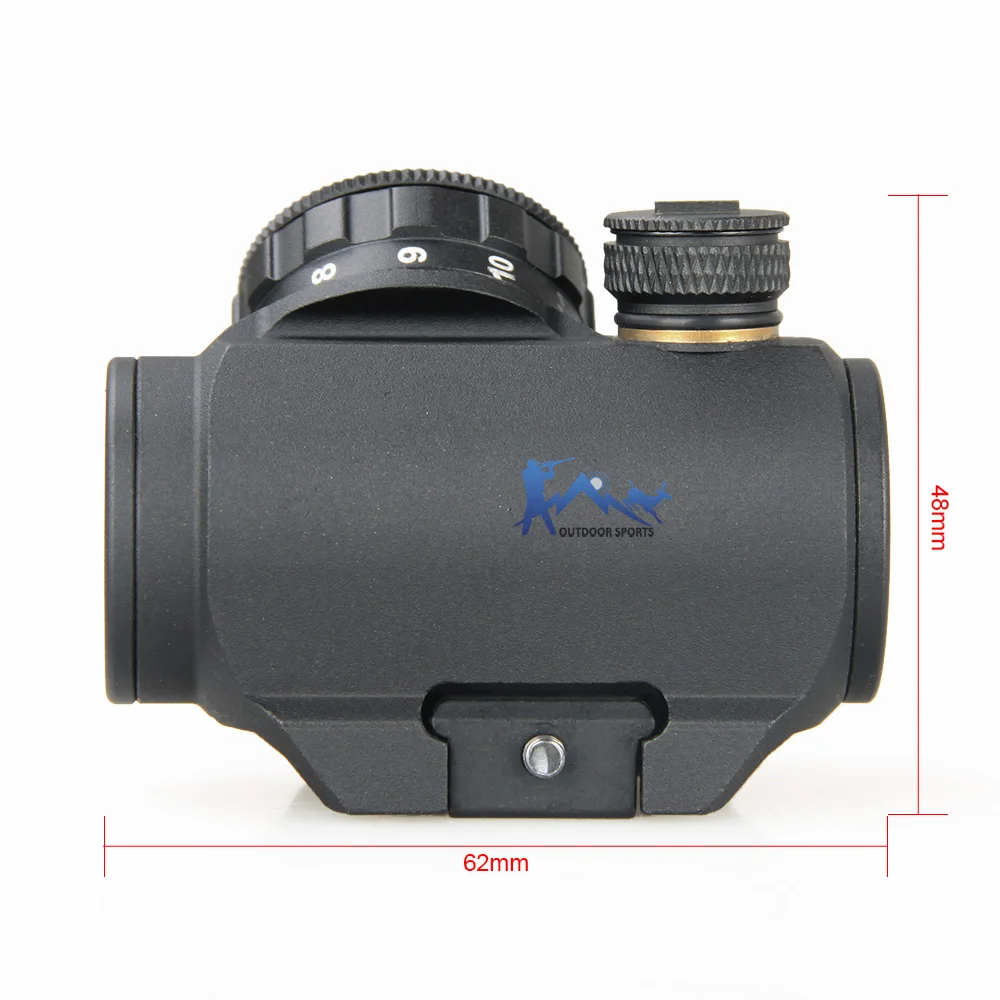 Canis Latrans Тактический фонарь 1x20 мм HD Коллиматорный прицел 3 MOA укрепляющая маска для