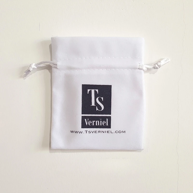 Оптовая продажа 500 шт./лот бархатные мешочки на заказ для упаковки ювелирных