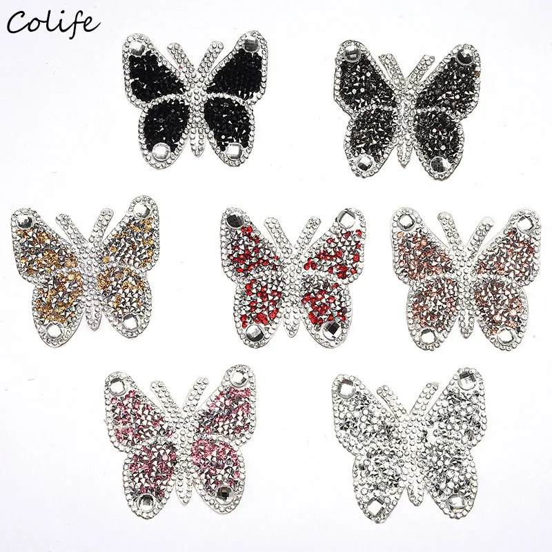 Элегантные железные нашивки сделай сам с бабочками для одежды пришивная