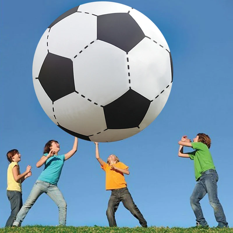Фото 107 см пляжный мяч надувной гигантский футбол волейбол Дети Открытый Спорт остров