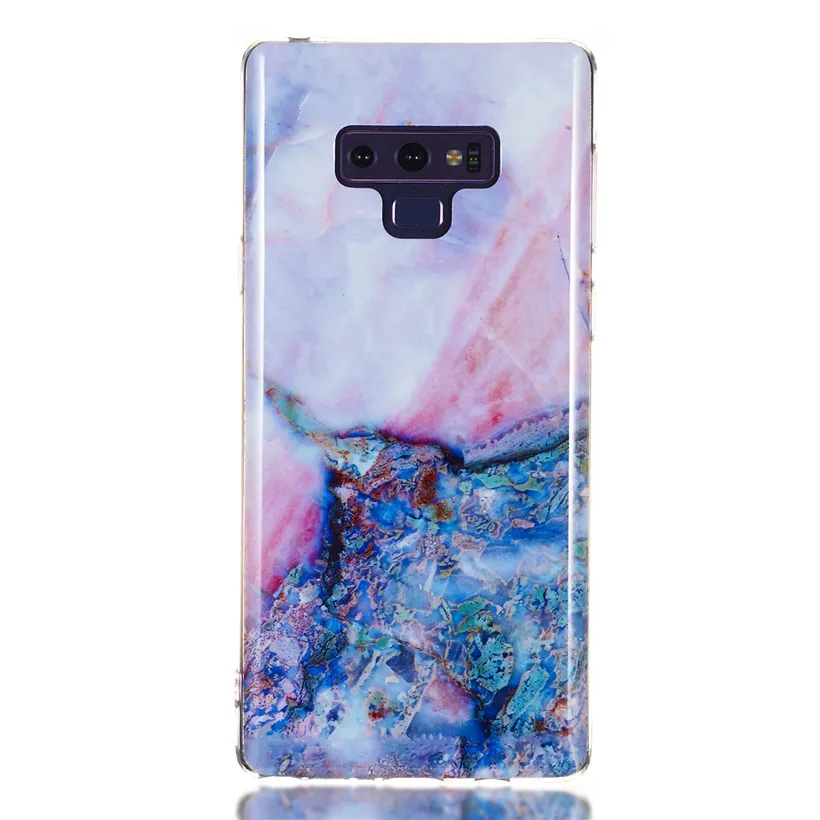 HEMASOLY Marble Case For Samsung Galaxy Note 9 Silicone Luxury Pattern Soft TPU Back Cover |