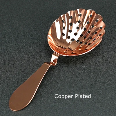 Copper Plated Нержавеющая сталь дизайн корпуса Винтаж джулеп Стрейнер панели инструментов - Цвет: Copper Plated