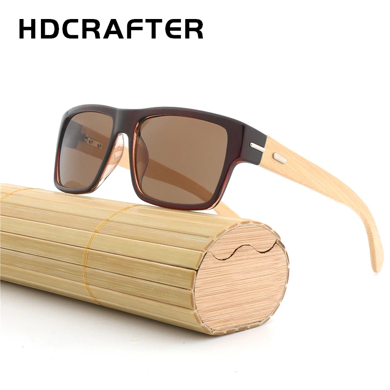 HDCRAFTER Новый 2018 Bamboo очки Для мужчин деревянные Брендовая Дизайнерская обувь