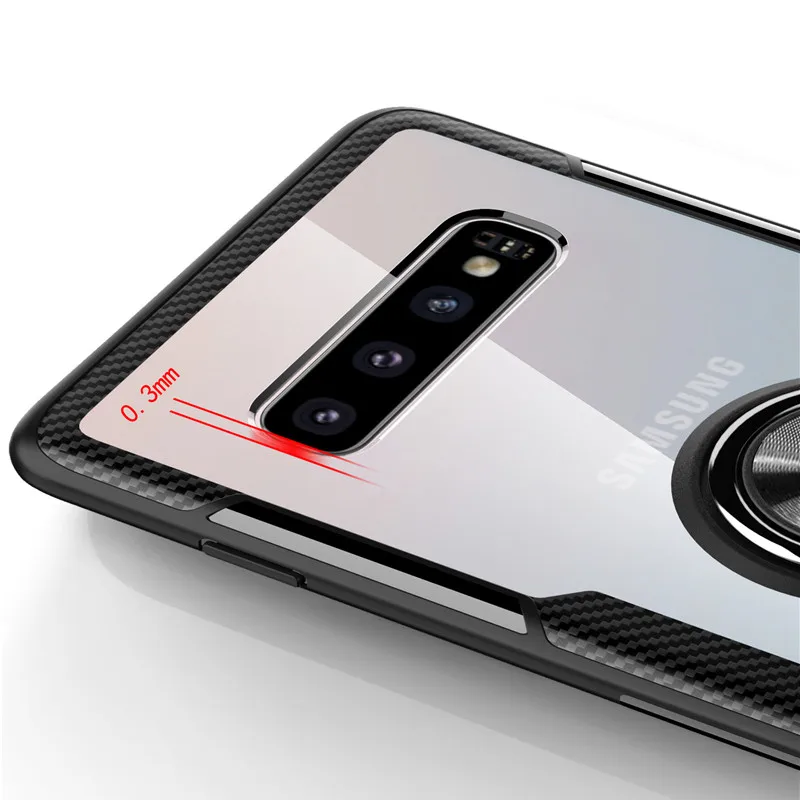 S10 чехол для samsung Galaxy S10 S9Plus Note9 автомобильный магнитный держатель-кольцо для пальца подставка задняя крышка для samsung S10 Plus чехол S10Lite