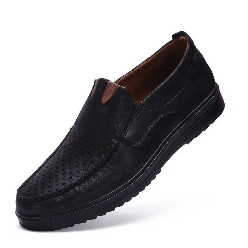 Big Size 38-48 Men Flats Shoes Summer Breathable Casual Loafers Driving Lightweight Sneakers | Обувь